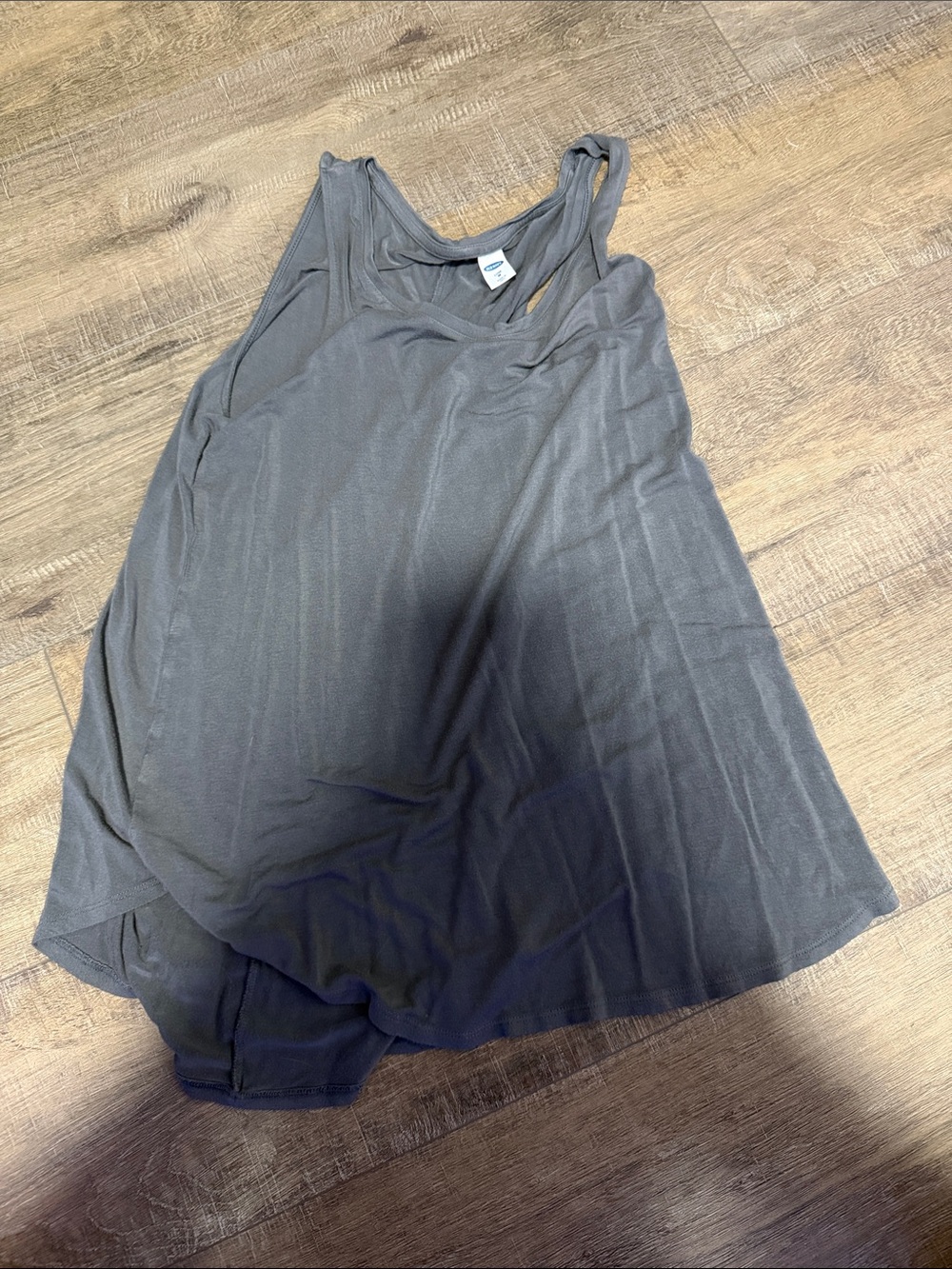 Old Navy Dark Gray Racerback Tank Top
